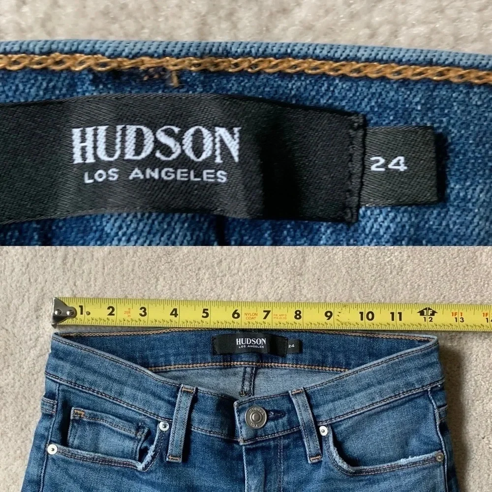 HUDSON Nico Super skinny with detailed front legs, size 24